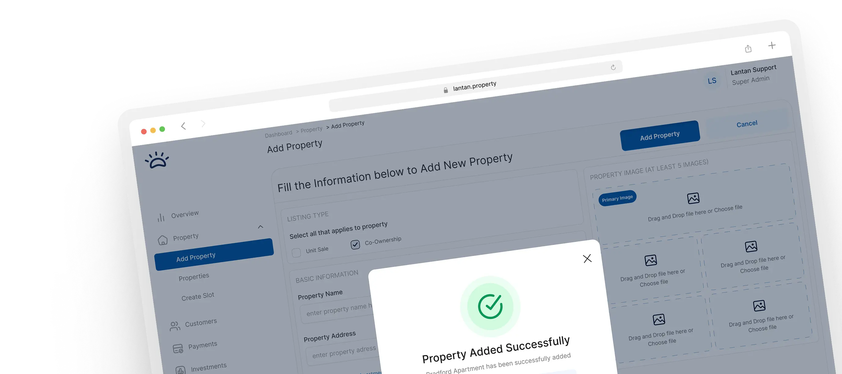 property dashboard